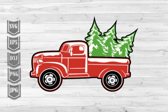 Christmas Farm Truck: Illustrations for Sellers