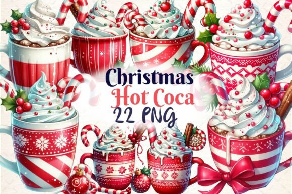 Christmas Hot Cocoa ClipArt Bundle Review
