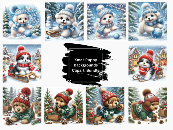 Christmas Puppy Designs: Festive Illustrations Review