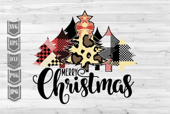 Christmas Trees Buffalo Plaid Illustrations Review