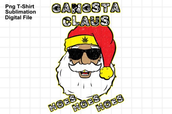 Gangsta Claus Illustrations: A Bold Holiday Asset