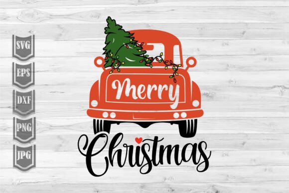 Merry Christmas - Farm Truck Illustrations Review