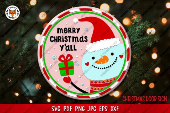 Merry Christmas Y all SVG: Festive Illustrations