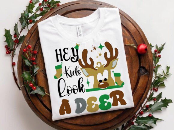 Review: Christmas Deer Funny T Shirt Design Illustrations