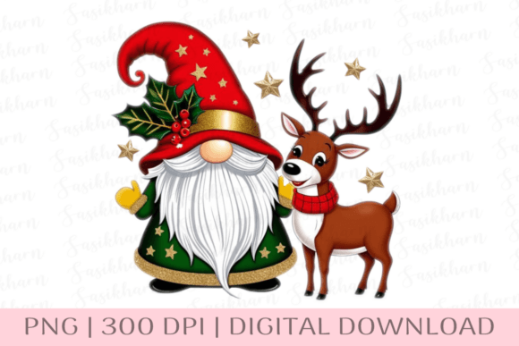 Review: Christmas Gnome and Reindeer Sublimation Illustrations