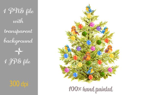Review: Christmas Tree Watercolor Clipart Spruce