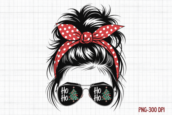 Reviewing the Merry Christmas Messy Bun Design