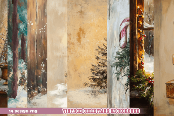 Vintage Christmas Clipart: Illustrations for Sellers