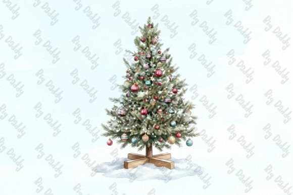 Vintage Christmas Truck Background: Editorial Illustrations